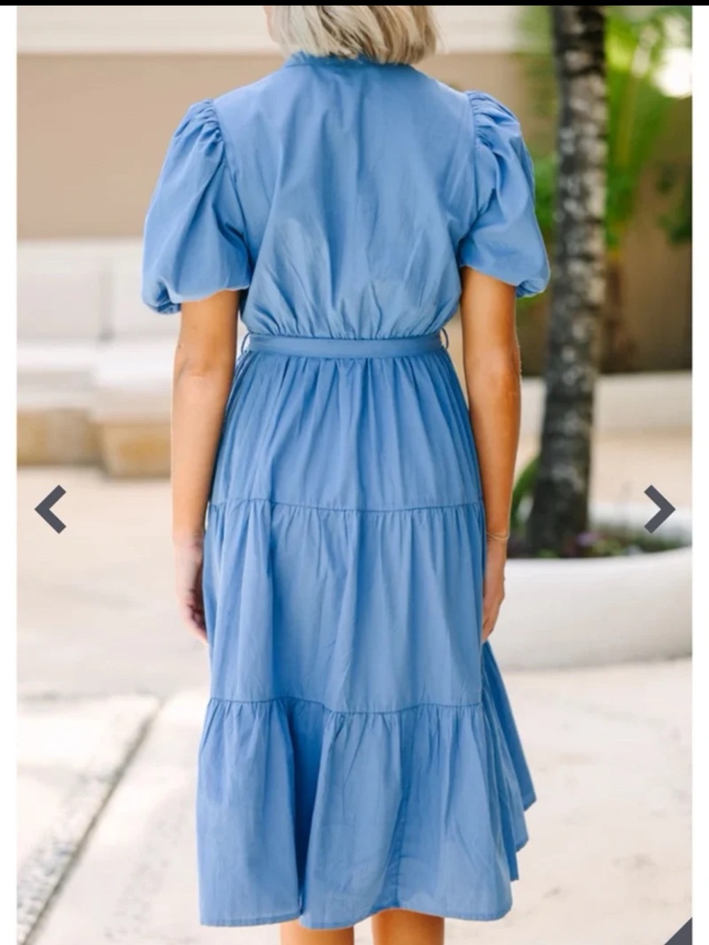 Pinch: On Our Mind Blue Midi Dress size XL - Picture 7 of 12